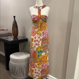 Trina Turk Colorful Floral Maxi Dress